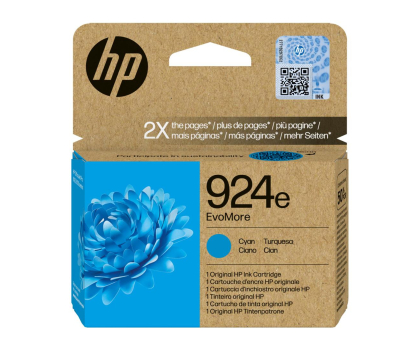 Drukarka i urządzenie biurowe HP 924e EvoMore cyan 800 str.
